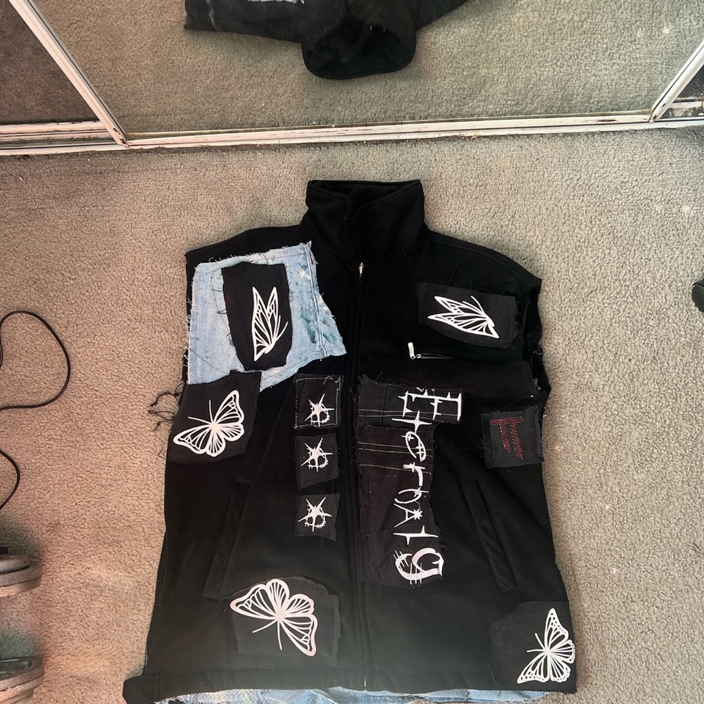Eternal 9 X The Trenches patchwork vest